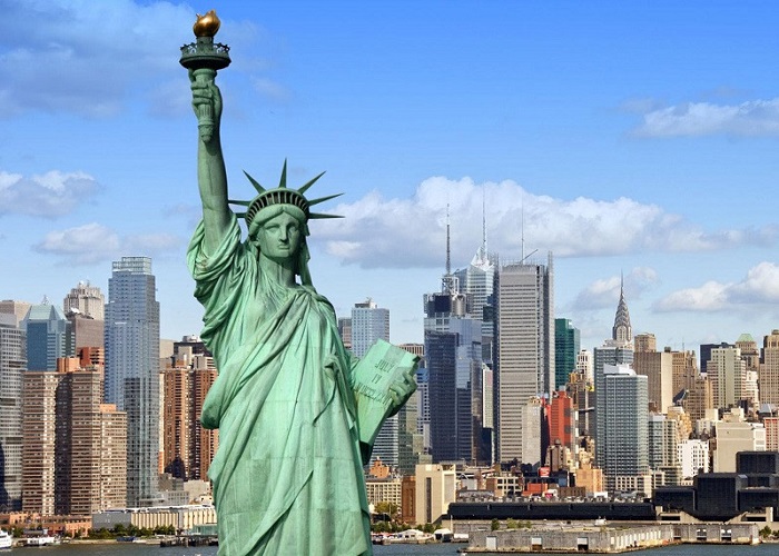 tour du lịch Mỹ ngắm tượng nữ thần tự do
