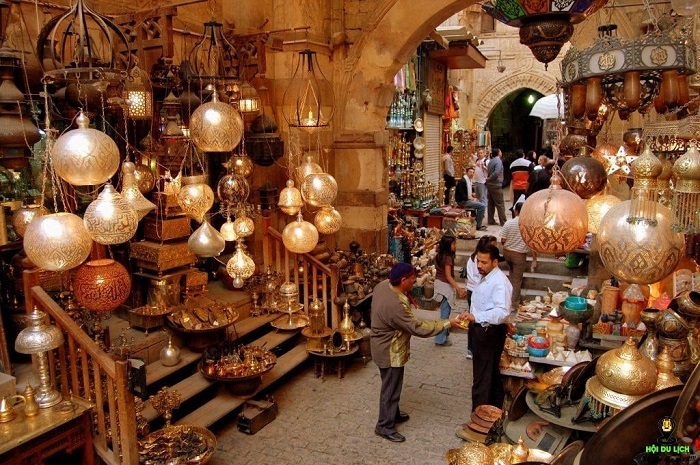 tour du lịch Ai Cập đến phá đảo khu chợ