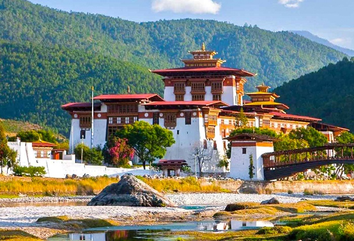 tour du lịch Bhutan đến pháo đài